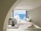 Facing the Sea - Light Luxury Full Sea-View Projection Double Bed Room