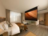 Qi Chi Balcony Double Bed Room with Tub (Smart Home + Jimi Projection + Simmons Mattress)