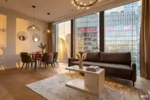 Апартаменты на 47 этаж, Sky Bright 1-й красногвардейский проезд 22с1, Москва