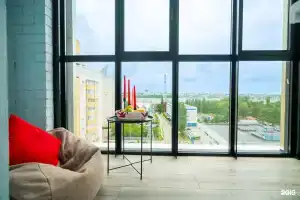 Апартаменты на Видовая двушка возле парка Алые Паруса, Воронеж