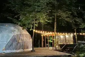 Глэмпинг в лесу в Коробчеево
