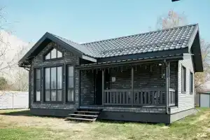 Дом с панорамными окнами, Зальцо
