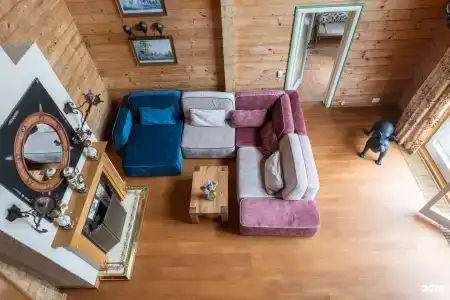 Деревянный коттедж с бассейном и баней - 69