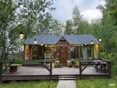 Пaнopамный домик c купeлью - 4