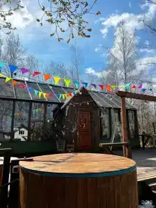 Пaнopамный домик c купeлью - 5