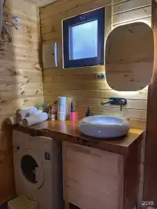 Береговой дом с баней с видом на озеро - 65