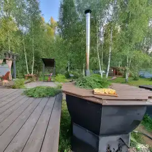 Дом с баней и чаном у леса - 84
