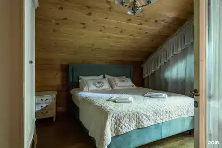 Деревянный коттедж с бассейном и баней - 74