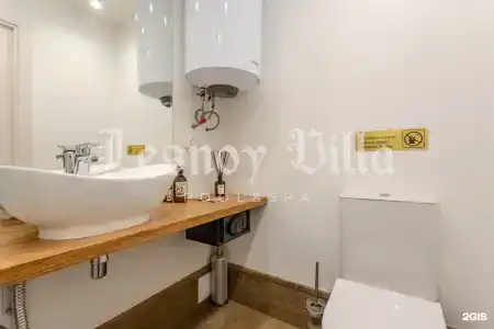 Деревянный коттедж с бассейном и баней - 62