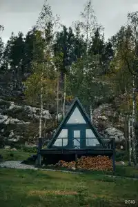Дом с видом на озеро рядом с Ладожскими шхерами - 94