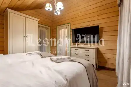 Деревянный коттедж с бассейном и баней - 42