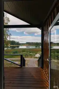 Дом с видом на озеро рядом с Ладожскими шхерами - 18