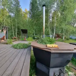Дом с баней и чаном у леса - 61