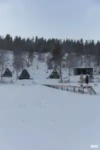 Дом с видом на озеро рядом с Ладожскими шхерами - 59
