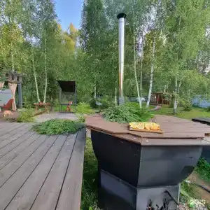Дом с баней и чаном у леса - 58