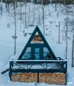 Дом с видом на озеро рядом с Ладожскими шхерами - 88