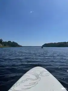 Дом с видом на озеро рядом с Ладожскими шхерами - 69