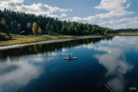 Дом с видом на озеро рядом с Ладожскими шхерами - 25