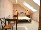 Двухместный номер Комфорт Мансарда двуспальная кровать