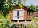 Шале - студия одноэтажное с двуспальной и двухъярусной кроватями