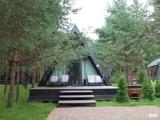 №14 A-Frame 45m2 с купелью и кондиционером. (оснащение дома см. Подробнее)