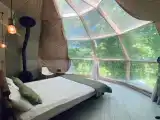 Сфера с террасой и камином
