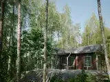Четырехместный коттедж на берегу залива с двумя диванами и 2 раздельными кроватями