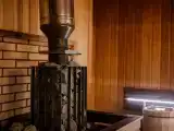 Русская баня на берёзовых дровах