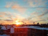 Номер с видом на крыши Петербурга