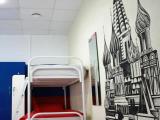 Кровать в 8-местном общем номере