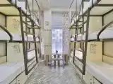 Кровать в общем мужском номере с трехъярусными кроватями №5 (удобства на этаже)