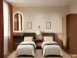 Двухместный номер с двумя раздельными кроватями (с удобствами в номере)