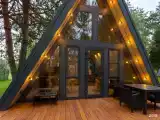№4 A-Frame 60m2 с купелью (оснащение дома, стоимость купели и бани см. Подробнее)