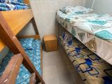 Кровать в общем номере c 2 двухъярусными кроватями (удобства на этаже) №1