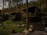 Дом Воздух  (Парящий Дом на холме)
