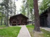 стандарт в срубе с видом на реку