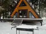 Панорамный эко-дом в стиле А-фрейм