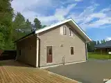 Двухэтажный дом с сауной