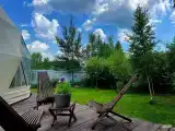 Двухместный коттедж с красивым видом из окна