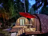 Четырёхместные апартаменты с красивым видом из окна