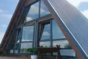 Скандинавский дом с панорамными окнами в Большакино