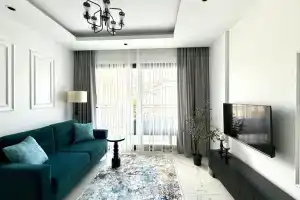 Квартира 1+1 в центре в районе пляжа Клеопатры