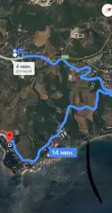 Студия с видом на море в Утёсе - 36