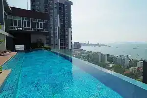 1br Centric Sea 115 With Infinity Pool, Паттайя