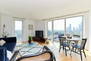 The Albert Embankment Escape - Breathtaking 2bdr Flat With Balcony, Лондон