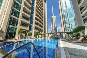 Amazing Apartment overlooking Burj Khalifa, by HiGuests, Дубай