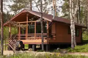Дачный домик с Банькой в Карелии