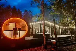 Дом в тихом заповедном лесу