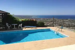 Villa With 3 Bedrooms in Peyia, With Wonderful sea View, Private Pool, Furnished Garden Near the Beach, Пейя