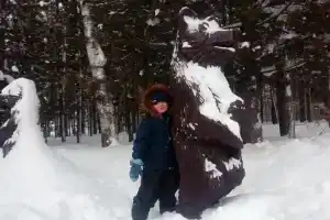 На озере Савкино, Излучинск
